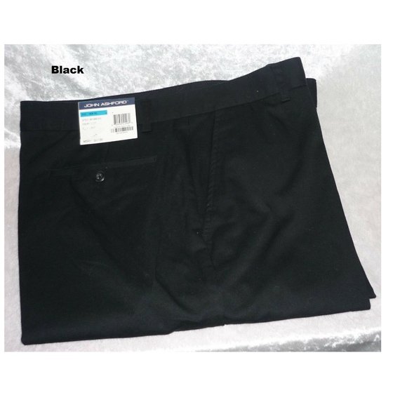 Men's Pants John Ashford Twill Cotton Flat Front size 30, 38 NEW - Picture 5 of 5